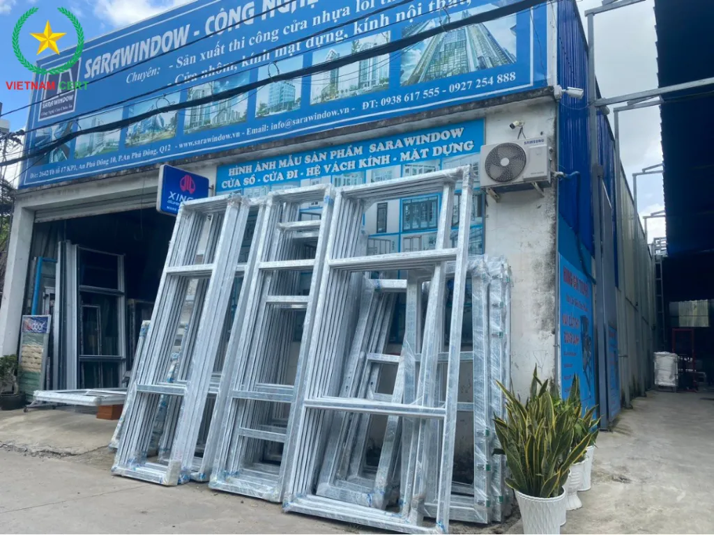 Chứng nhận hợp chuẩn cửa và ISO 9001 cho công ty Sarawindow