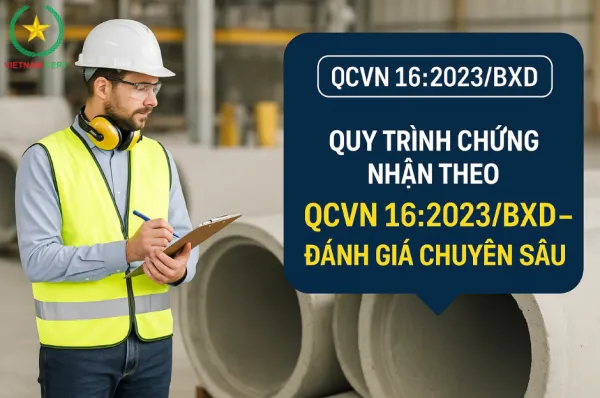 Quy trình đánh giá chứng nhận sản phẩm theo QCVN 16:2023/BXD – Những điểm mới cần lưu ý