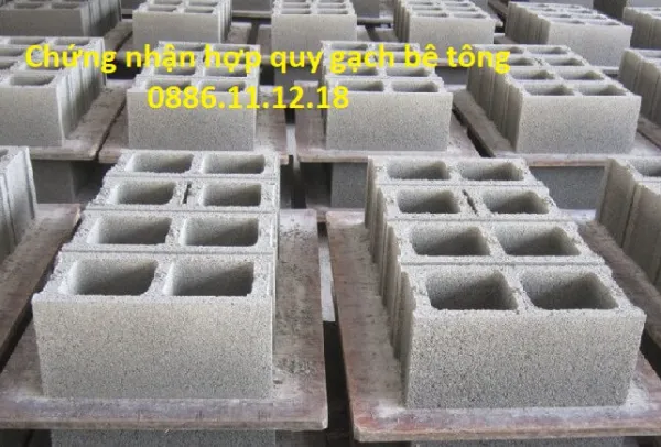 Chứng nhận hợp quy gạch bê tông