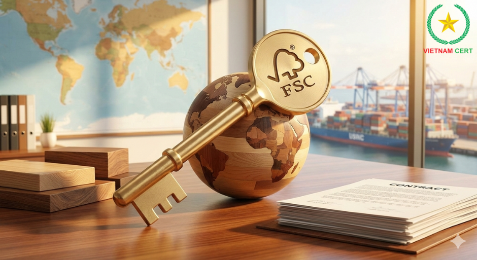 Chứng nhận FSC: “Chìa Khóa Vàng” Cho Doanh Nghiệp Gỗ Vươn Tầm Quốc Tế