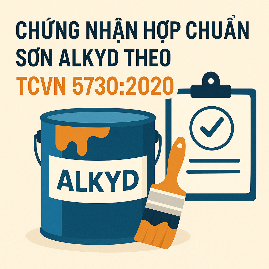Chứng nhận hợp chuẩn sơn ALKYD theo TCVN 5730:2020