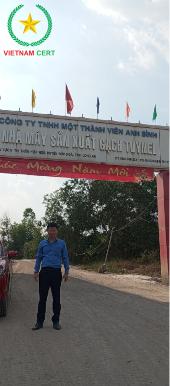 Chứng nhận hợp quy gạch đất sét nung cho Công ty Anh Bình