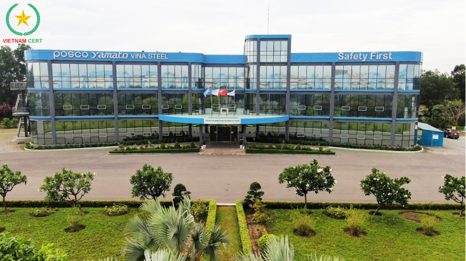 Công ty thép POSCO YAMATO VINA đạt chứng nhận TCVN 7571 cho thép hình cán nóng