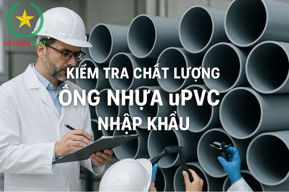 Kiểm tra chất lượng ống nhựa uPVC nhập khẩu