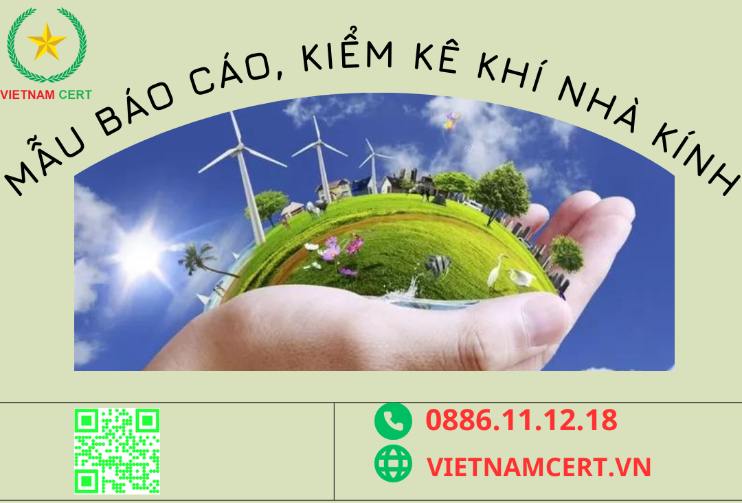 Mẫu báo cáo, kiểm kê khí nhà kính