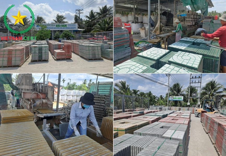 Gạch Terazo Bảo Nam đạt chứng nhận TCVN 7744 1 nha may gach terazo bao nam