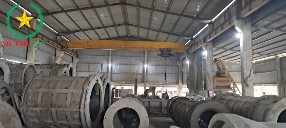 Chứng nhận TCVN 9113:2012 ống bê tông cốt thép thoát nước cho Công ty Cổ phần Đầu tư và Phát triển Cơ sở Hạ tầng Quảng Trị 2 Chứng nhận TCVN 9113:2012 ống bê tông cốt thép thoát nước