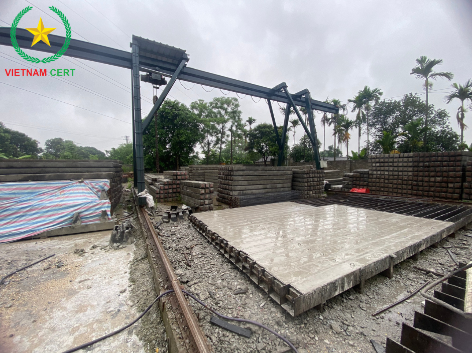 Cọc vuông bê tông của công ty Kiên Cường đạt chứng nhận hợp chuẩn