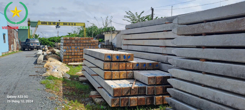 Công ty Đức Huy đạt chứng nhận TCVN 9394:2012 cho sản phẩm cọc vuông bê tông cốt thép