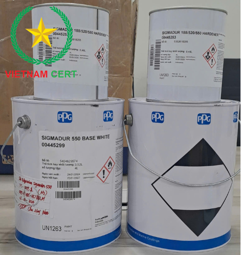 Chứng nhận TCVN 9013:2011 cho sơn polyuretan bảo vệ kết cấu thép của công ty PT. PPG COATINGS INDONESIA