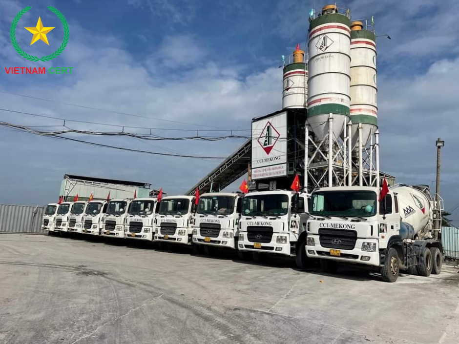 Cọc bê tông ly tâm ứng lực trước của công ty xây dựng số 1 Mê Kông đạt chứng nhận theo TCVN 7888:2014