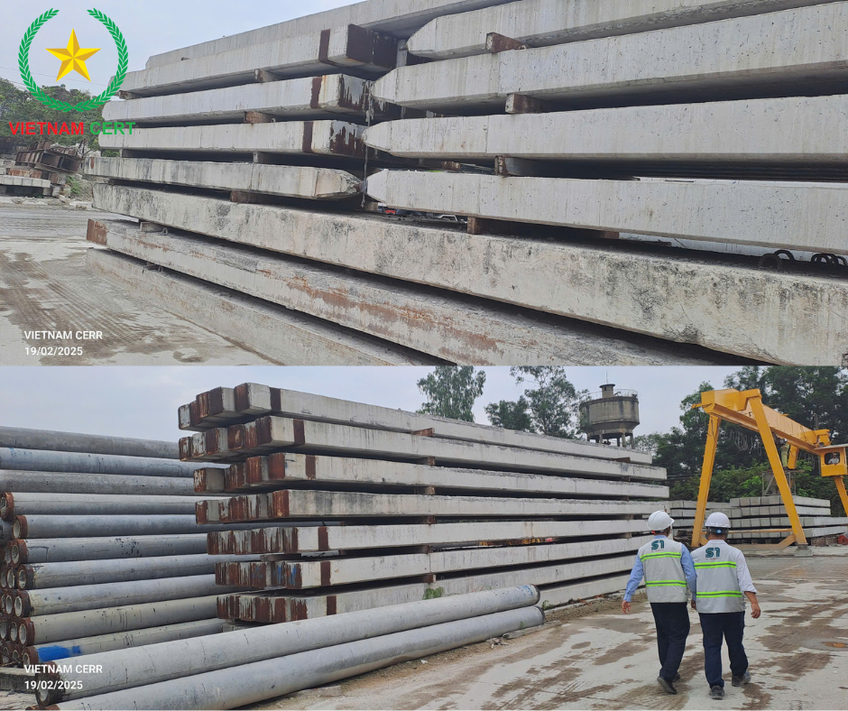 Công ty xây dựng số 1 Mê Kông đạt chứng nhận TCVN 9394:2012 cho cọc vuông bê tông cốt thép