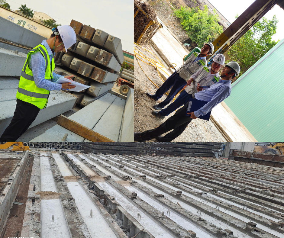 Công ty xây dựng số 1 Mê Kông đạt chứng nhận TCVN 9394:2012 cho cọc vuông bê tông cốt thép