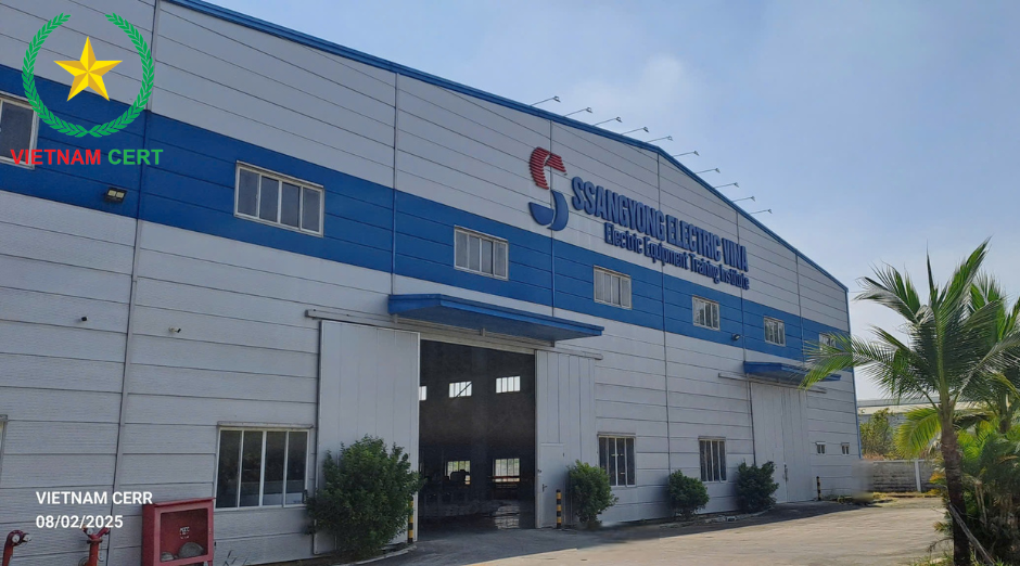 Thang cáp và máng cáp của SSANG YONG ELECTRIC VINA đạt chứng nhận hợp quy theo QCVN 16:2023/BXD