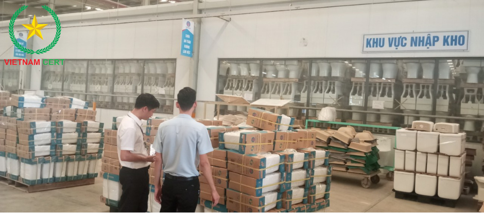 Chứng nhận hợp quy sứ vệ sinh cho Công ty sứ VIGLACERA MỸ XUÂN
