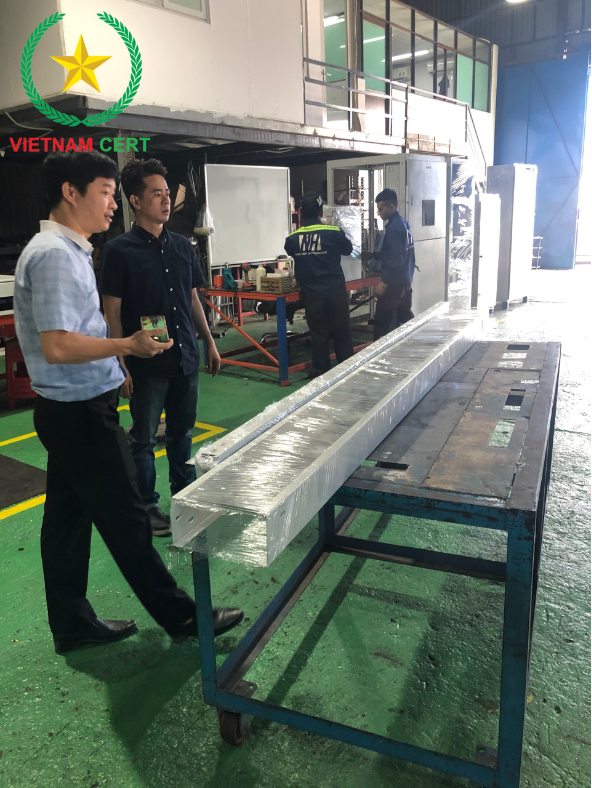 Chứng nhận hợp quy thang máng cáp cho Công ty Nam Hòa