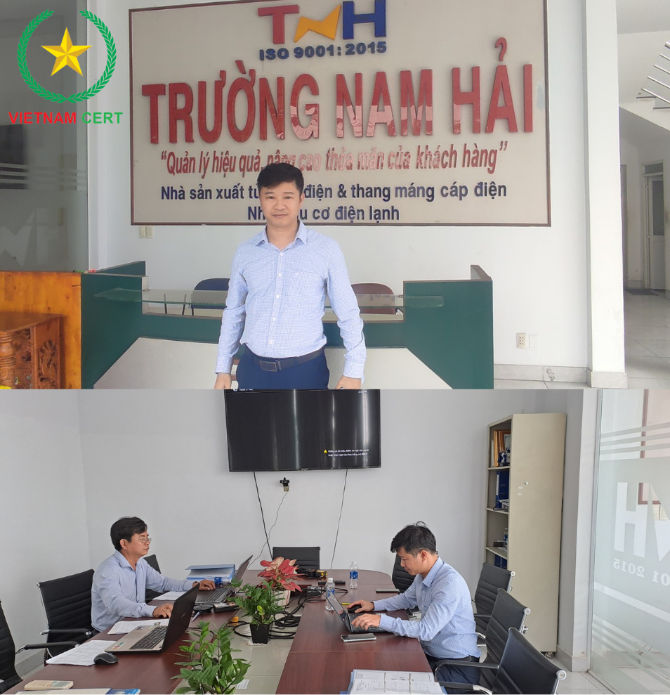 Sản phẩm Thang máng cáp của công ty Trường Nam Hải đạt chứng nhận hợp quy theo QCVN 16