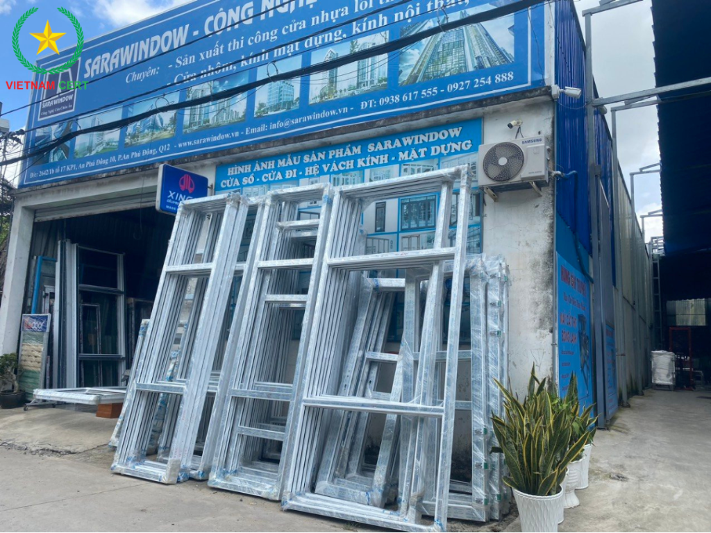 Chứng nhận hợp chuẩn cửa và ISO 9001 cho công ty Sarawindow