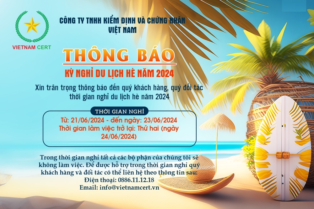 THÔNG BÁO LỊCH NGHỈ DU LỊCH HÈ 21/6 – 23/6