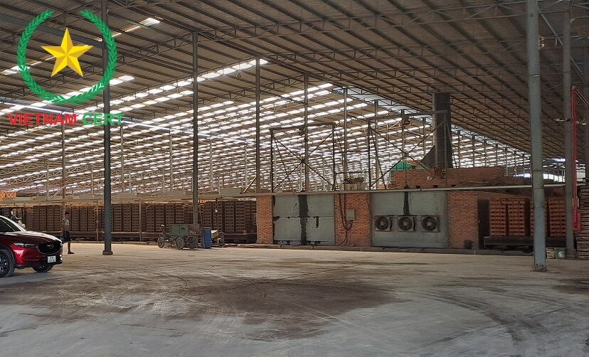 Chứng nhận hợp chuẩn gạch đất sét nung cho Công ty gạch Rạng Đông 1 toan canh nha may gach rang dong