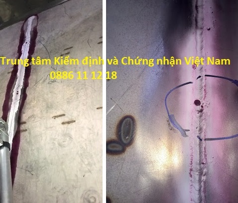 Kiểm tra mối hàn bằng thẩm thấu chất lỏng (PT)