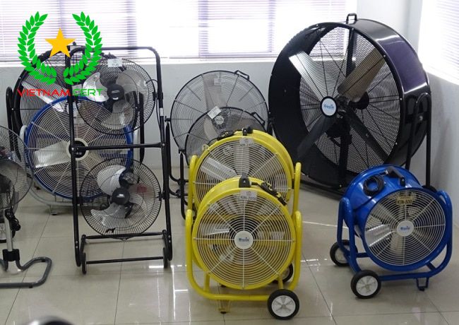 Chứng nhận hợp chuẩn quạt công nghiệp theo TCVN 9075