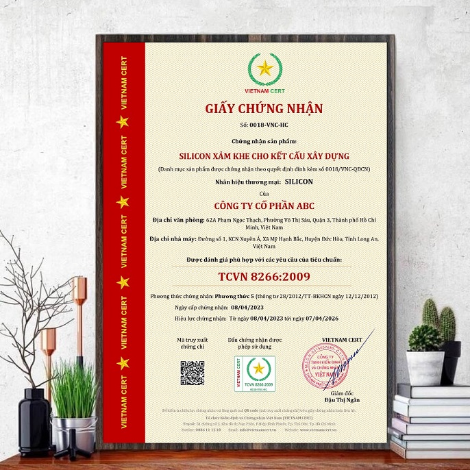 Chứng nhận hợp chuẩn Silicon theo tiêu chuẩn TCVN 8266