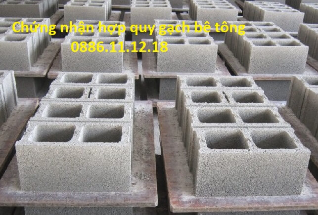 Chứng nhận hợp quy gạch bê tông