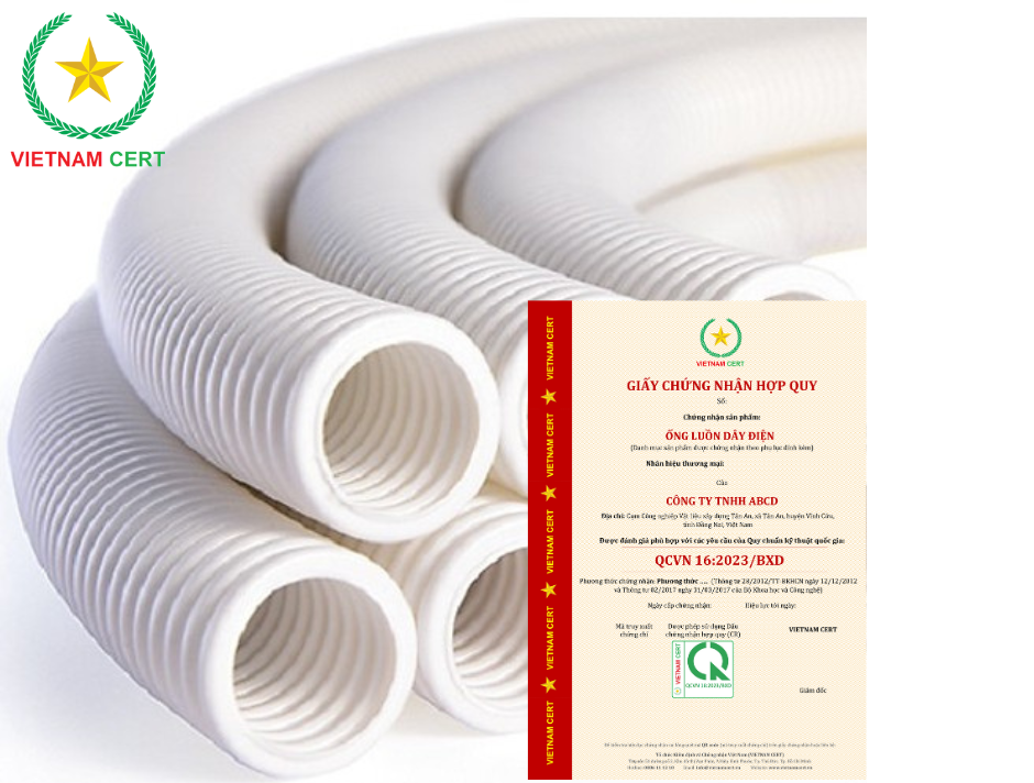 Chứng nhận hợp quy ống luồn dây điện